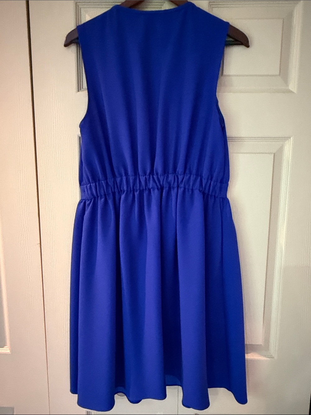 Kate Spade Dress Size L Large Blue Ruffle - Picture 5 of 5